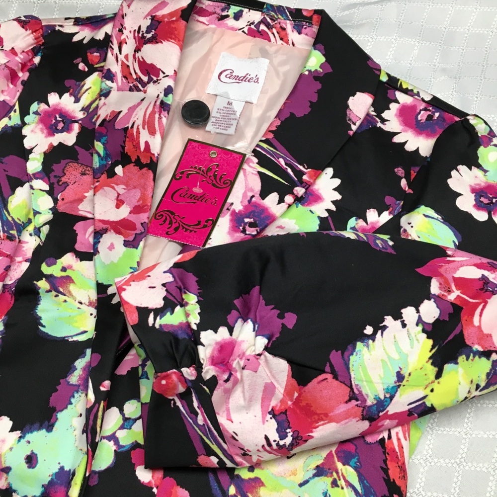 Candies Bright flower blazer